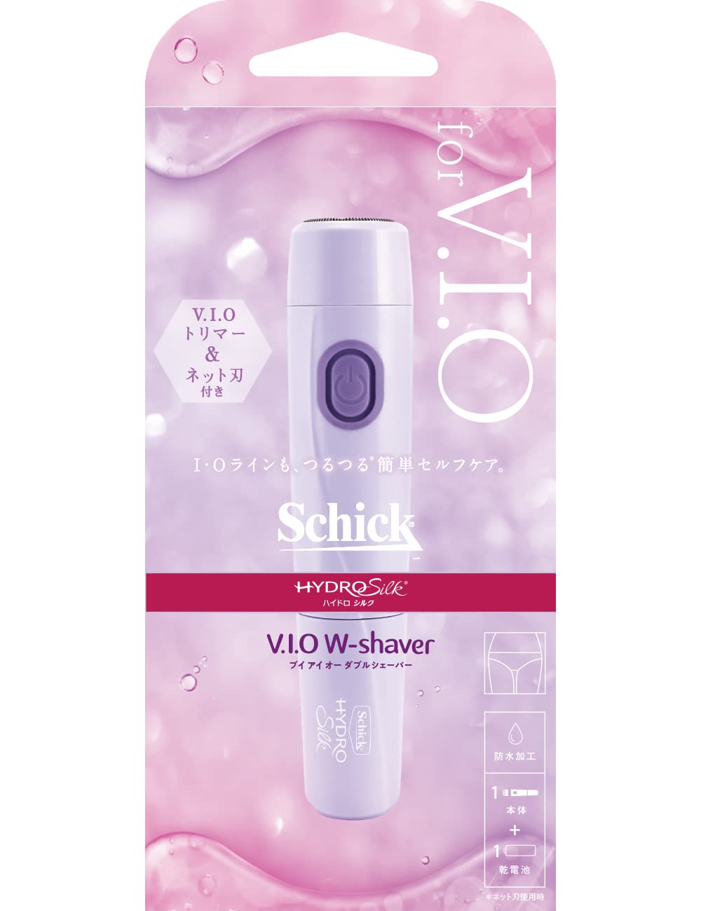 Schick Hydro Silk VIO Double Shaver VIO Триммер деликатный фиолетовый 1 шт. (х 1)