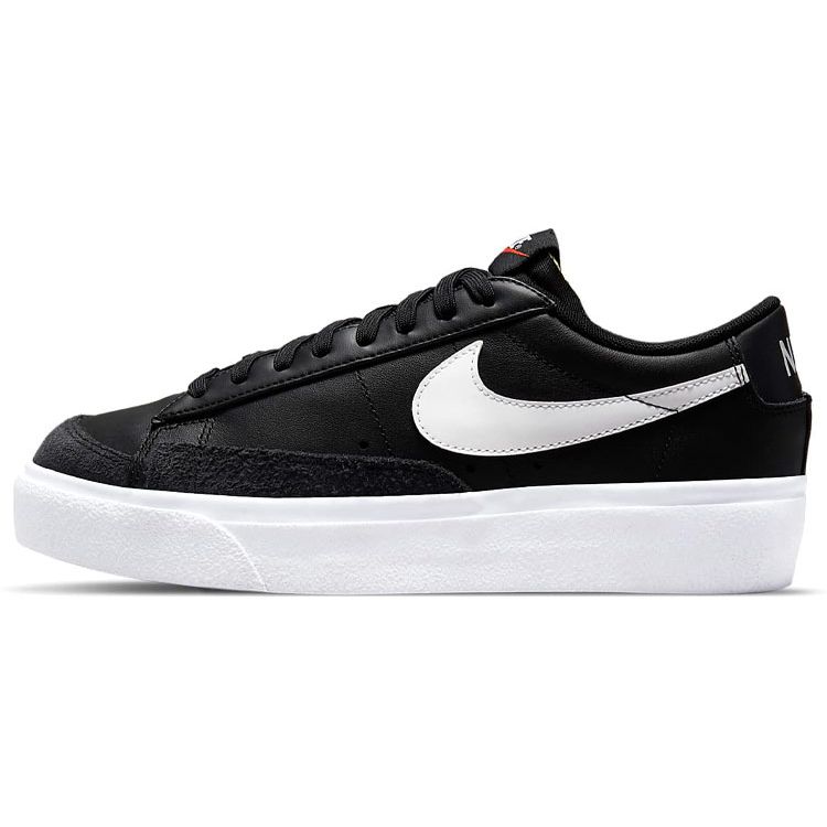 Nike Blazer Low Platform Черно-белые женские кроссовки Black DJ0292-001 39