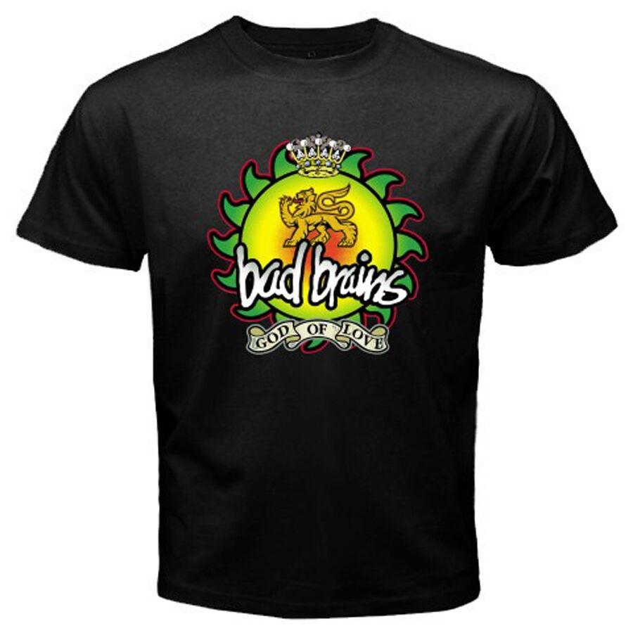 Черная футболка унисекс Bad Brains God Of Love Punk Rock Band S