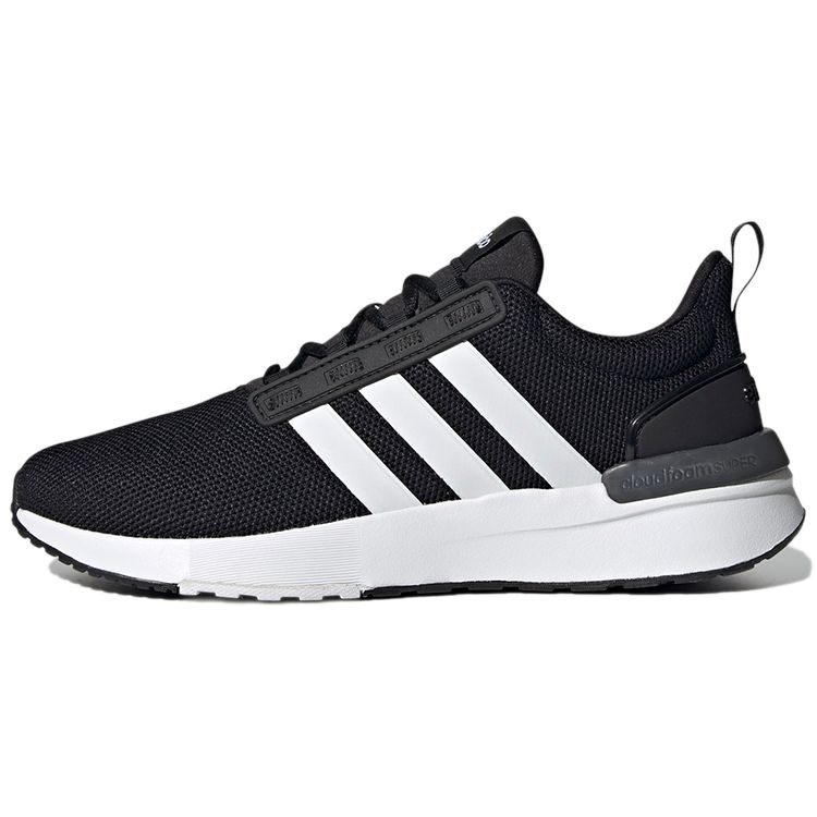 adidas Racer TR21 Wide Black White Мужские кроссовки Core-Black Cloud-White GW7963 45⅓