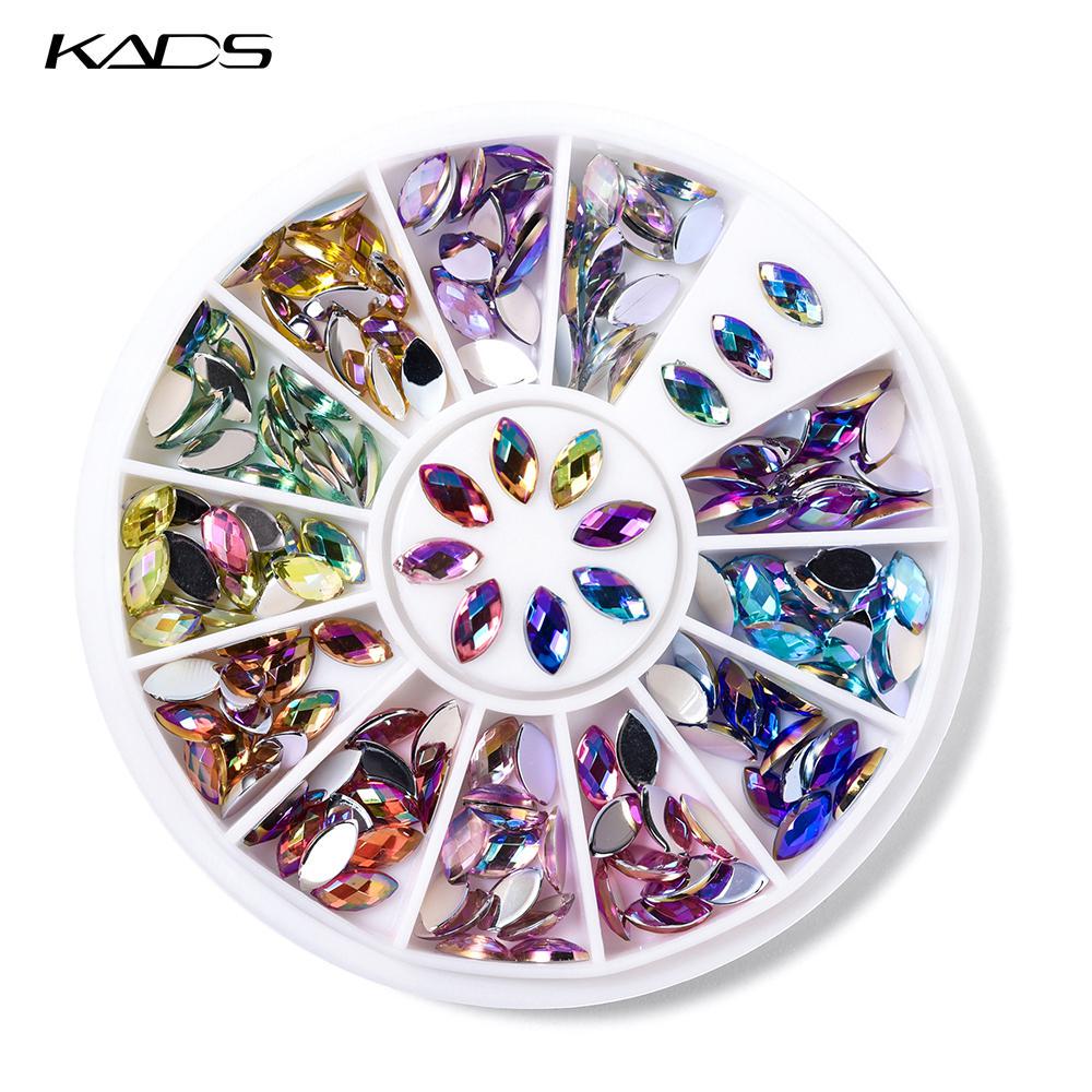 KADS AB 3*6 мм Tear AB разноцветные стразы для дизайна ногтей 120 шт. блестящие цветные стразы для дизайна ногтей украшения стразы