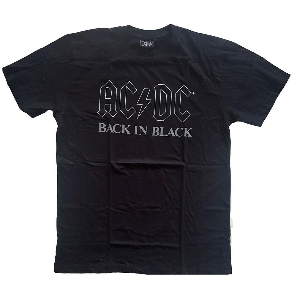 Черная футболка унисекс AC/DC Back In Black Черная S