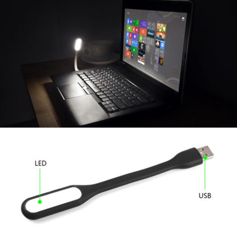 USB светильники Черный мини-ПК Компьютер Чтение Гибкая светодиодная лампа USB Яркая клавиатура Лампа
