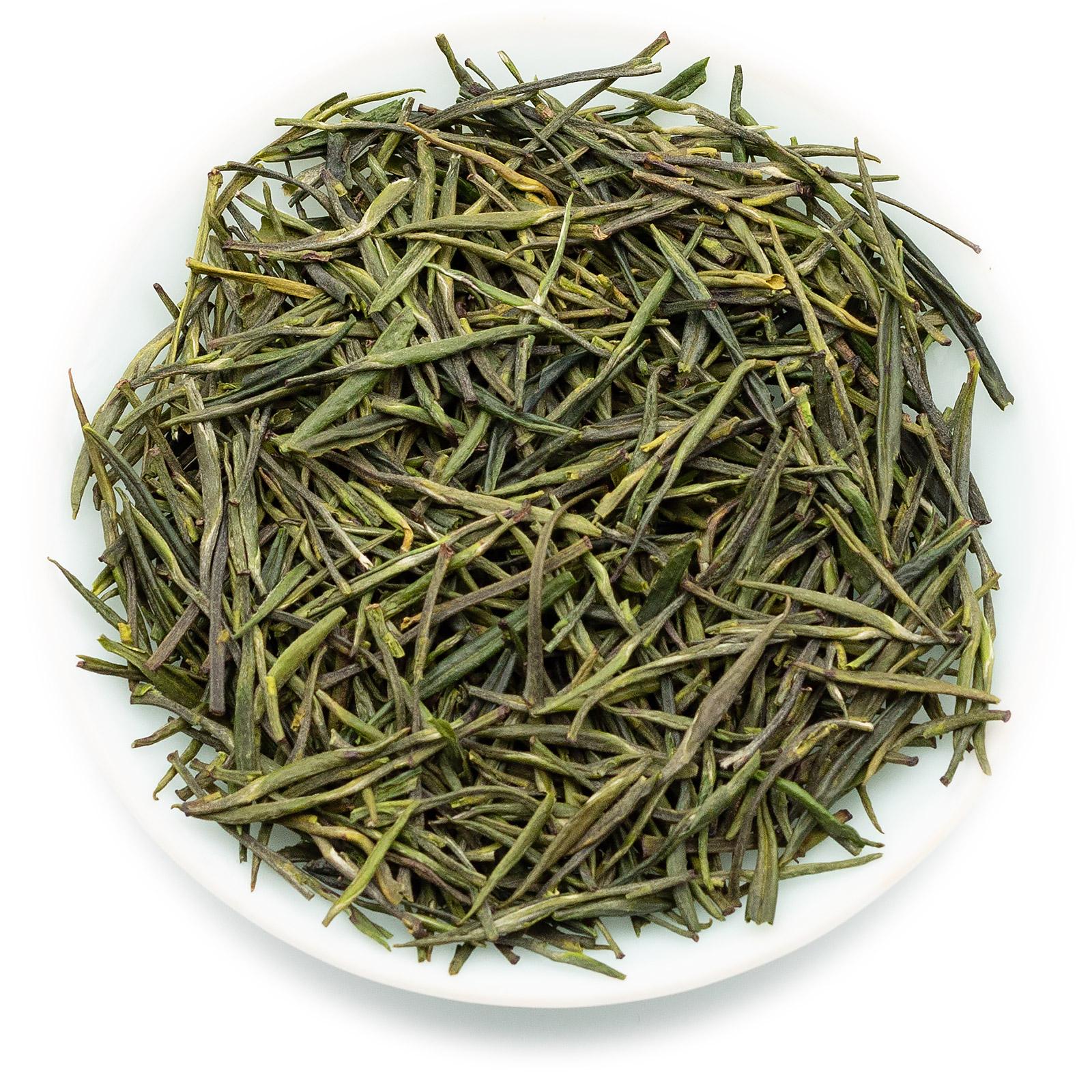 Китайский зеленый чай Zhu Ye Qing Yuqian 1-го сорта листовой 100g