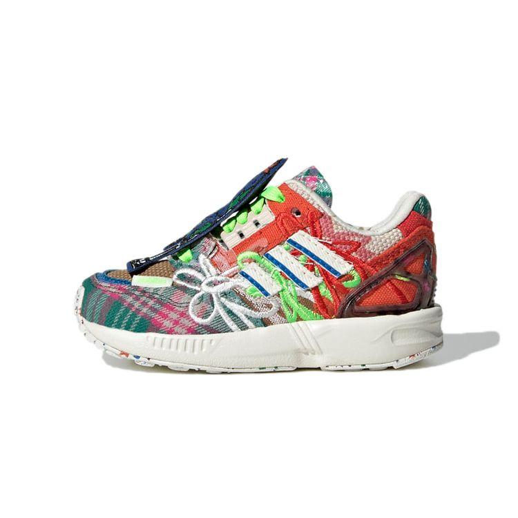 adidas Sean Wotherspoon x ZX 8000 Toddler A-ZX Series — детские кроссовки Super Earth Multi-Color Off-White Blue-Bird GY5262 19