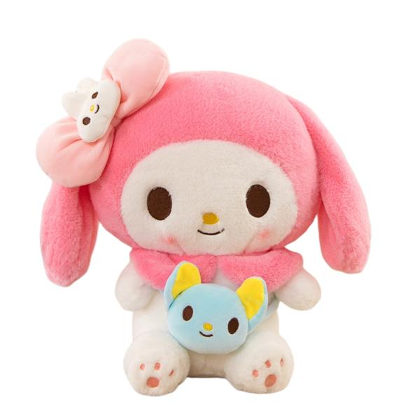 Моя мелодия Cinnamoroll Kuromi большая кукла Санрио, прикрепленная кукла-персонаж, 40 см 80 см, Мелодия, популярные игрушки для корейских детей