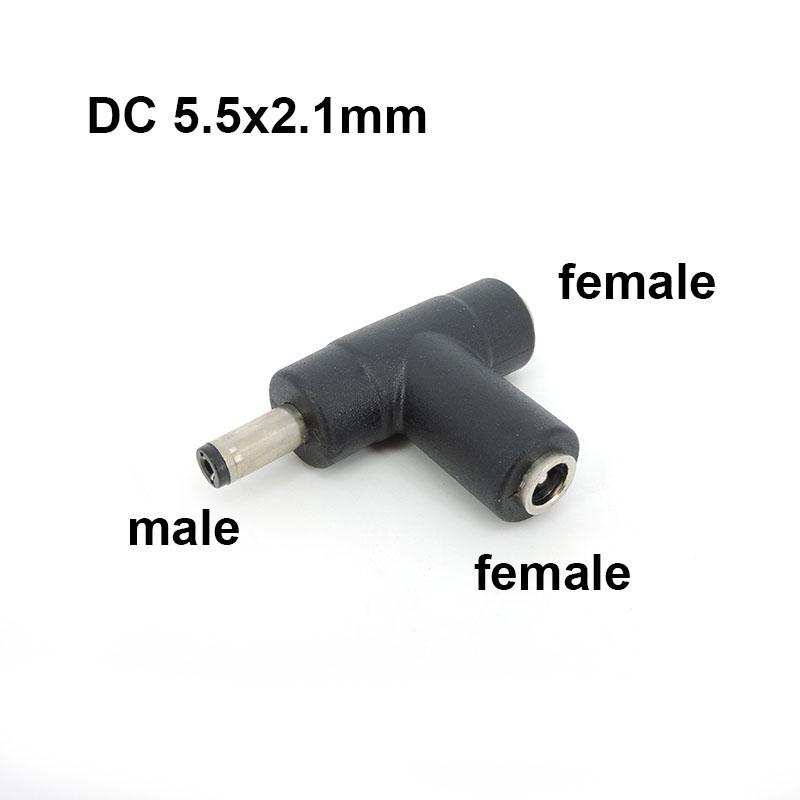 3-канальный DC 1 штекер на 2 гнезда на штекер Адаптер питания 5.5X2.1MM штекер 5.5x2.1 разъем-разветвитель 5521 удлинитель кабеля конвертер 1 piece
