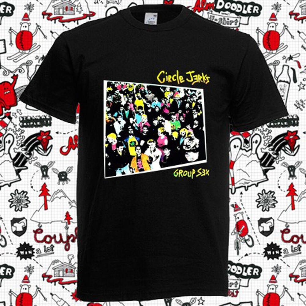 Черная футболка унисекс с логотипом Circle Jerks, панк-рок-группа и обложка альбома S