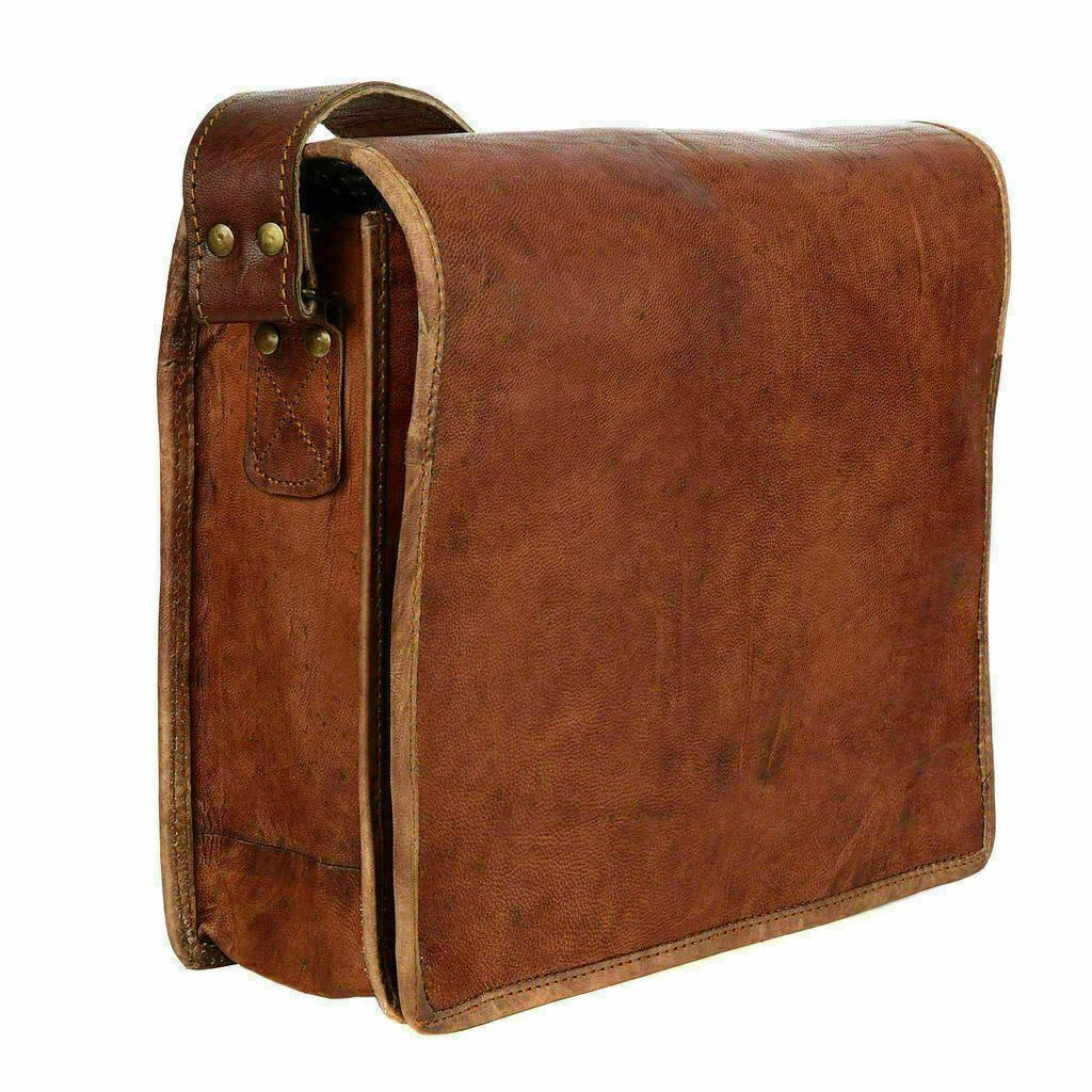 Сумка из козьей кожи Vintage Messenger Shoulder New Women Wallet Handmade Brown 9 (long) x 11 (wide) x 3 коричневый