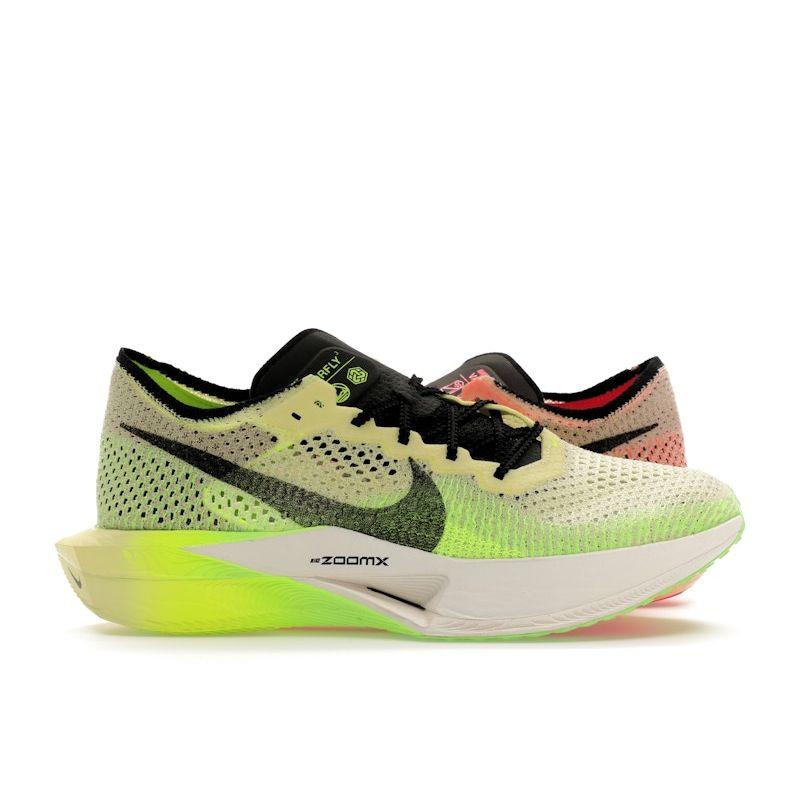 Кроссовки унисекс Nike ZoomX VaporFly Next% 3 Ekiden Zoom Pack, разноцветные, ярко-зеленые, с малиновым оттенком FQ8109-331 40.5