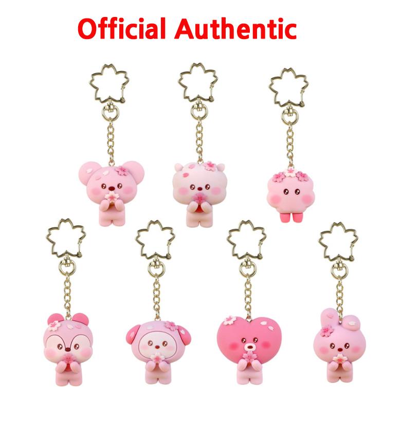 Официальный брелок с фигуркой BTS BT21 CHERRY BLOSSOM, аутентичный KOYA