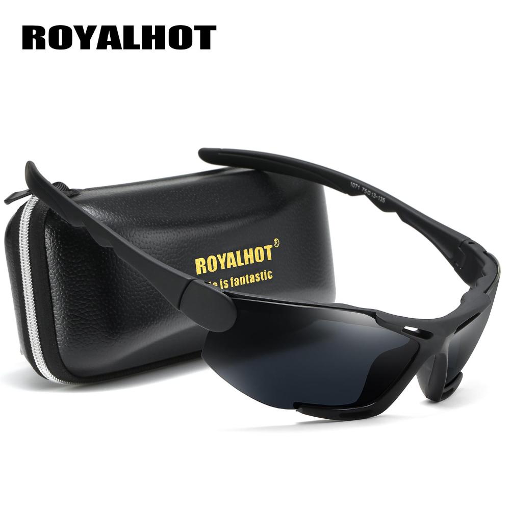 RoyalHot унисекс поляризационные эластичные спортивные солнцезащитные очки винтажные солнцезащитные очки ретро очки оттенки, UV400 синий