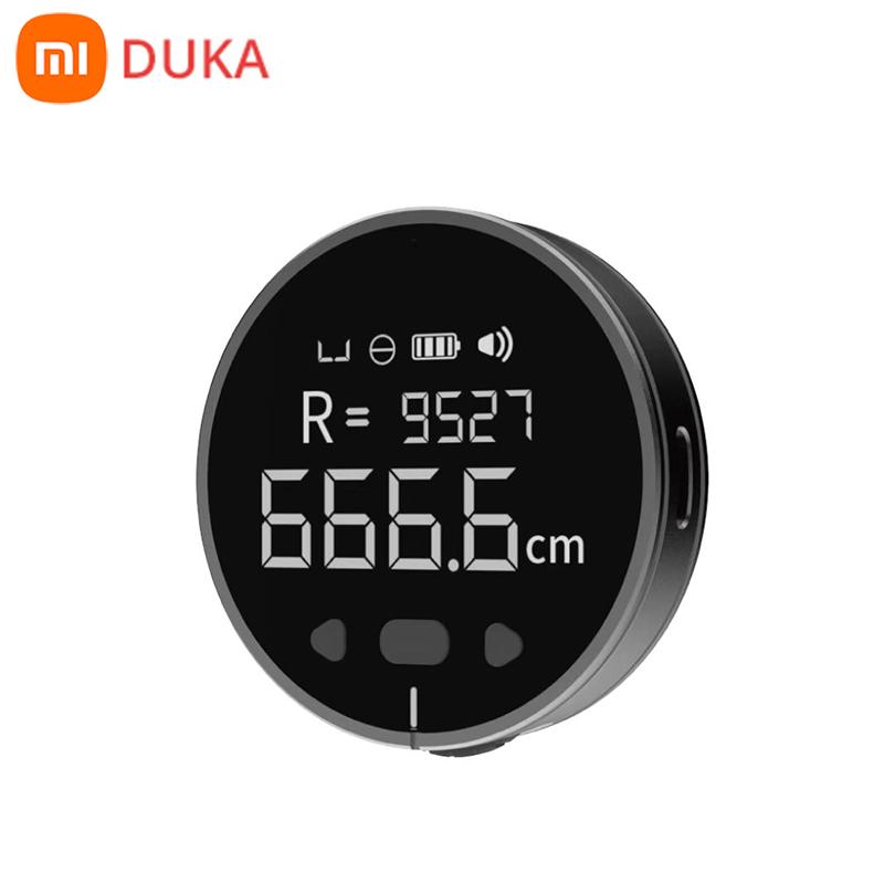 Xiaomi новейший Youpin DUKA(Атуман) Электронная линейка Little Q с ЖК-экраном HD и длительным режимом ожидания, перезаряжаемая портативная линейка чёрный