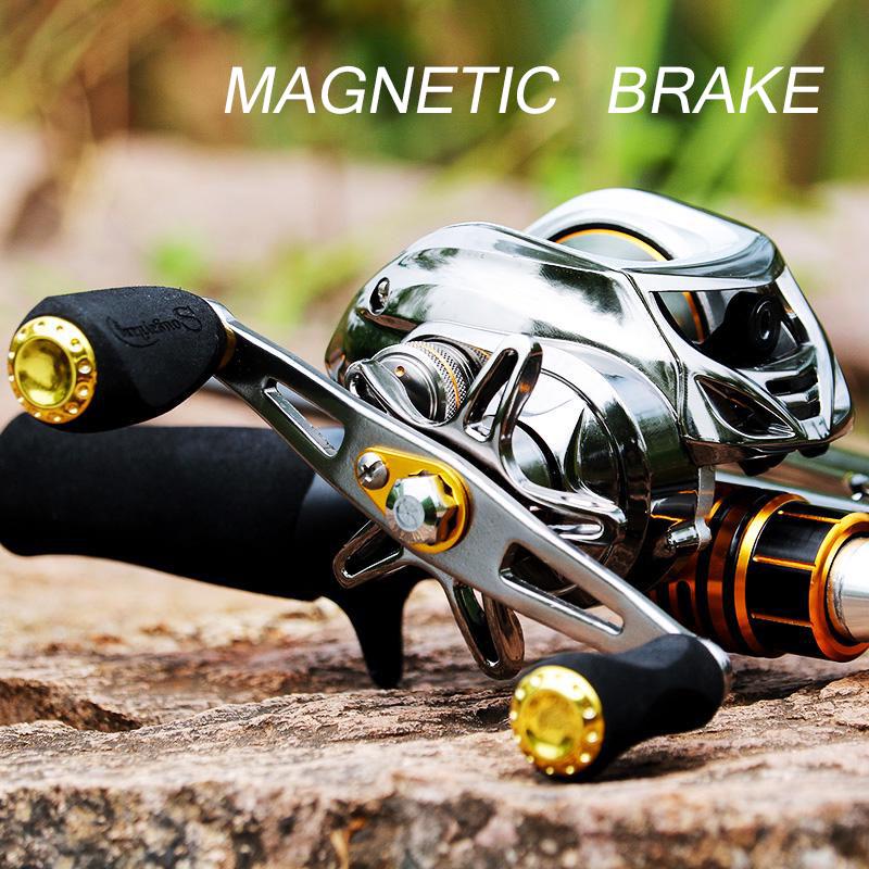 Катушки для ловли наживки, 12BB, левая/правая кормушка, колесо Baitcaster, карбоновый тормоз, 5 кг, троллинговая рыболовная катушка Left Hand