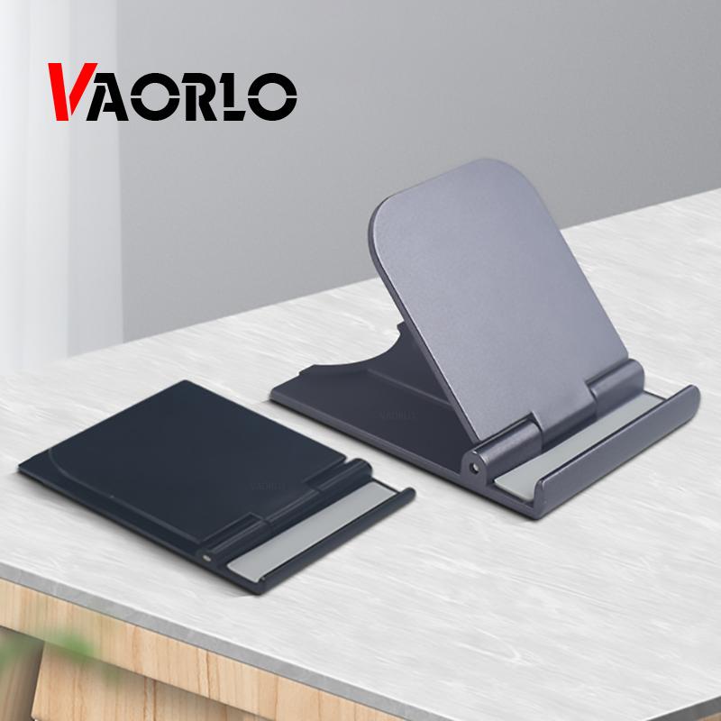 Держатель для телефона VAORLO, портативный настольный держатель из АБС-пластика для мобильных телефонов, Ipad Mini, бесплатная регулировка на 160° чёрный