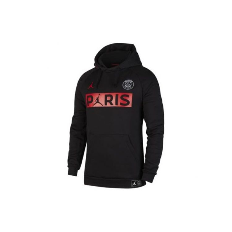 Jordan Fleece Hoodie Paris Saint-Germain Edition Мужские топы Черный BQ8351-011 S