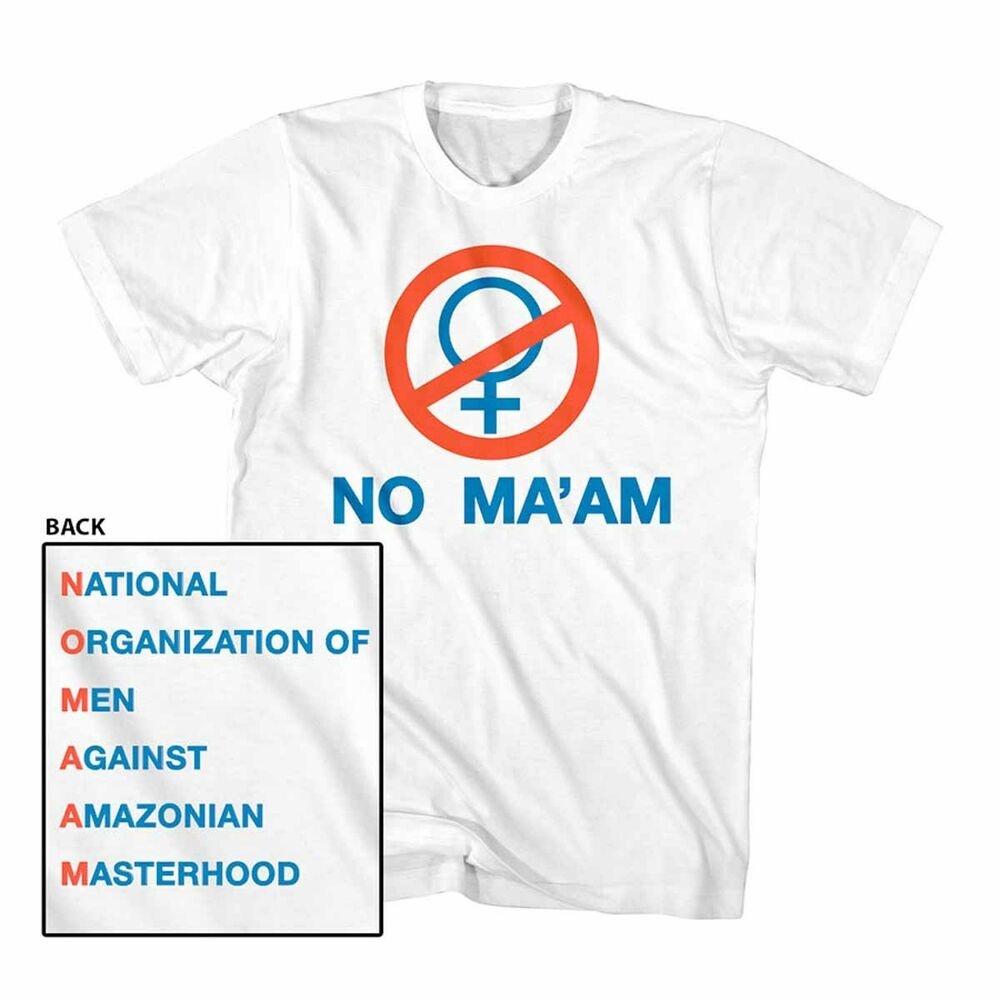 Женаты, с детьми Футболка No MaAm Белая S