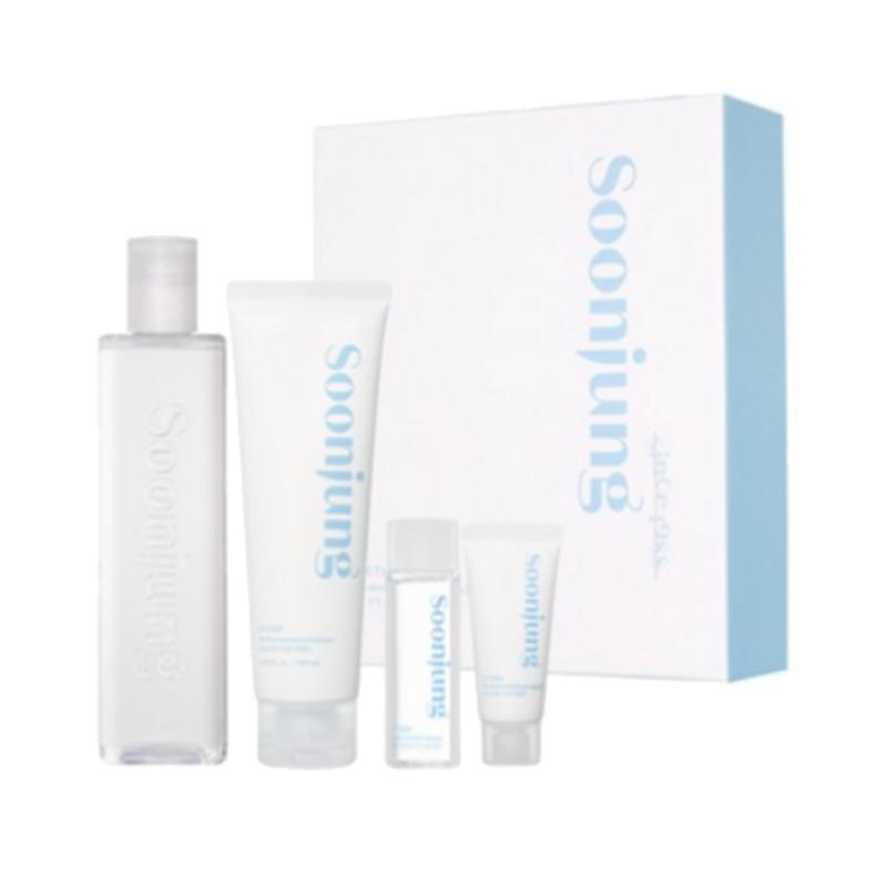 НАБОР ETUDE HOUSEoonjung Skin Care Toner+Emulsion с дорожным набором в подарок 1SET