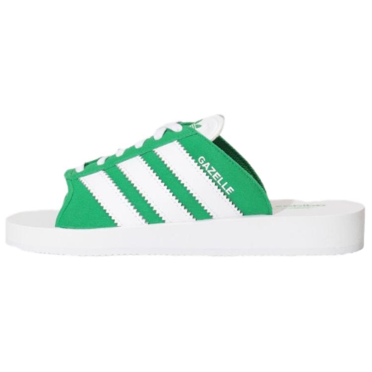   Joom adidas Gazelle Beach Slides Green Unisex Sneakers Footwear-White JQ7426 39