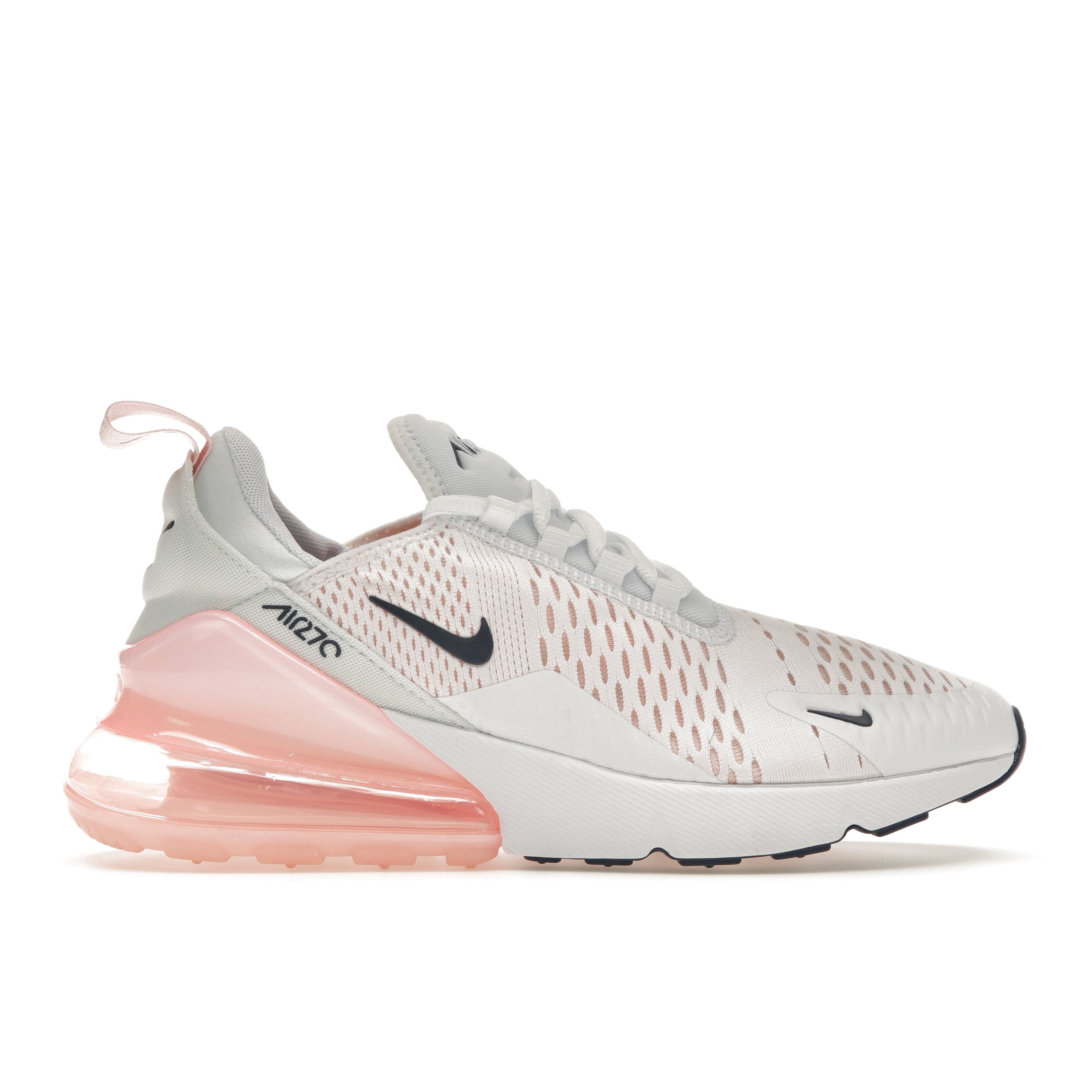 Nike Air Max 270 Белые Коралловые Женские Кроссовки Атмосфера Полночь-Темно-Синий AH6789-110 36.5