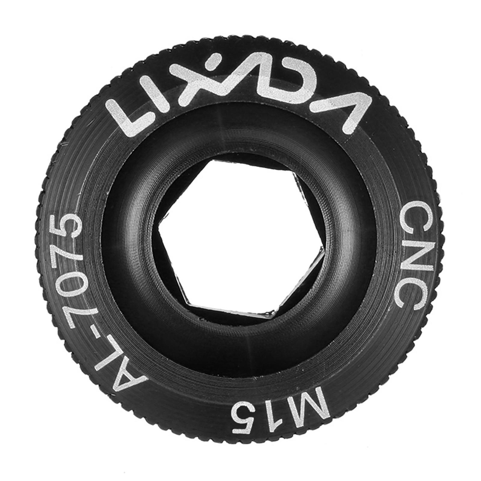Lixada 2 шт. M15 велосипед MTB горный велосипед кривошипный болт полый крепежный болт кривошипа с головкой винт 2pcs M15 чёрный
