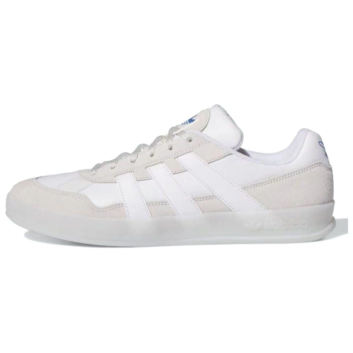 Кроссовки унисекс adidas Mark Gonzales x Aloha Super Crystal White Cloud-White Blue-Bird IE0657 40⅔