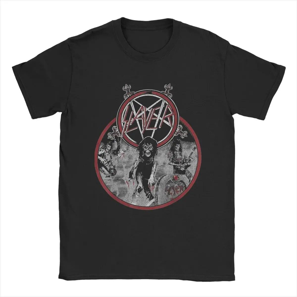 Футболка Slayer Live Undead для унисекс, хипстерские хлопковые футболки с круглым вырезом, футболки с короткими рукавами, идея подарка, одежда 4XL