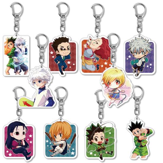Акриловые сумки с принтом в стиле аниме Hunter X Hunter, брелок для ключей 10