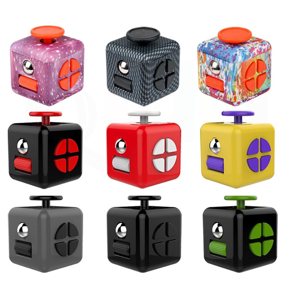 Игрушки-антистресс Снятие стресса Декомпрессия пальцев Edc Clicker Figet Игрушка Fijet Кубик дефицита концентрации внимания для взрослых СДВГ Виджет ерзания