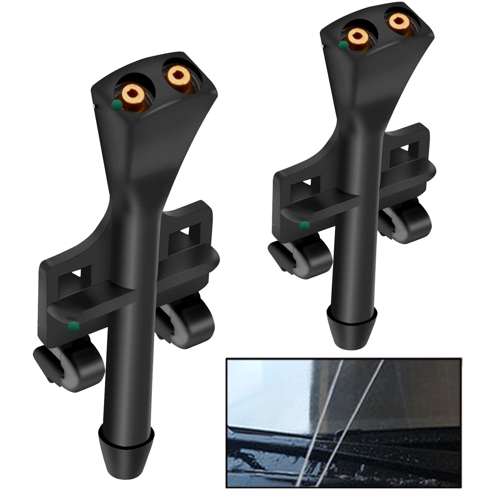 Форсунка омывателя лобового стекла Jet Spray Hood Liquid Clips для Opel Vauxhall Meriva A 2003 - 2010 чёрный