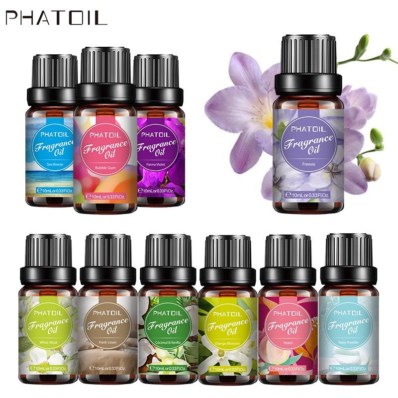 PHATOIL 10 мл парфюмерные эфирные масла для ароматерапии диффузор спа-массаж уход за кожей увлажнитель аромат белый мускус фрезия ангельские арома-масла White Musk