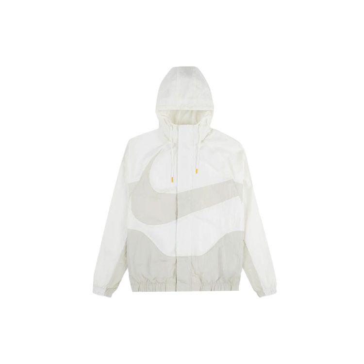 Мужская тканая куртка с капюшоном Nike Sportswear Swoosh Big Logo, белая DD5968-133 M