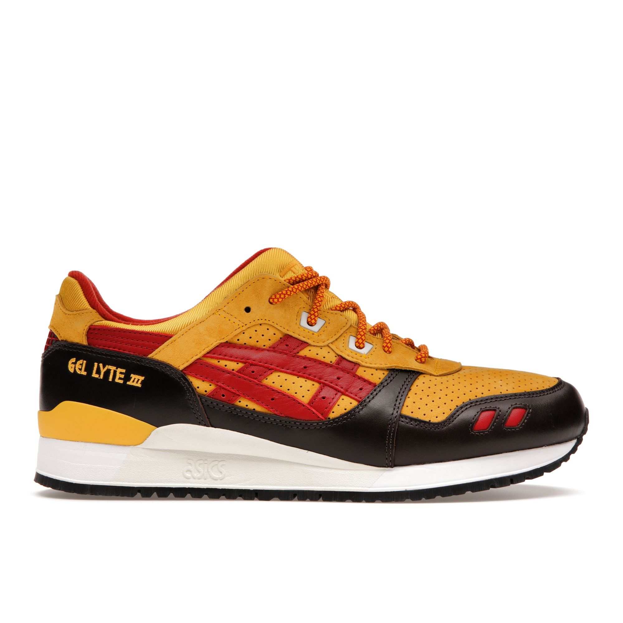 Мужские кроссовки ASICS Kith x Marvel x Gel Lyte 3 07 Remastered X-Men, 60th Anniversary — Wolverine 1980, желтые 1201A957-750 44.5