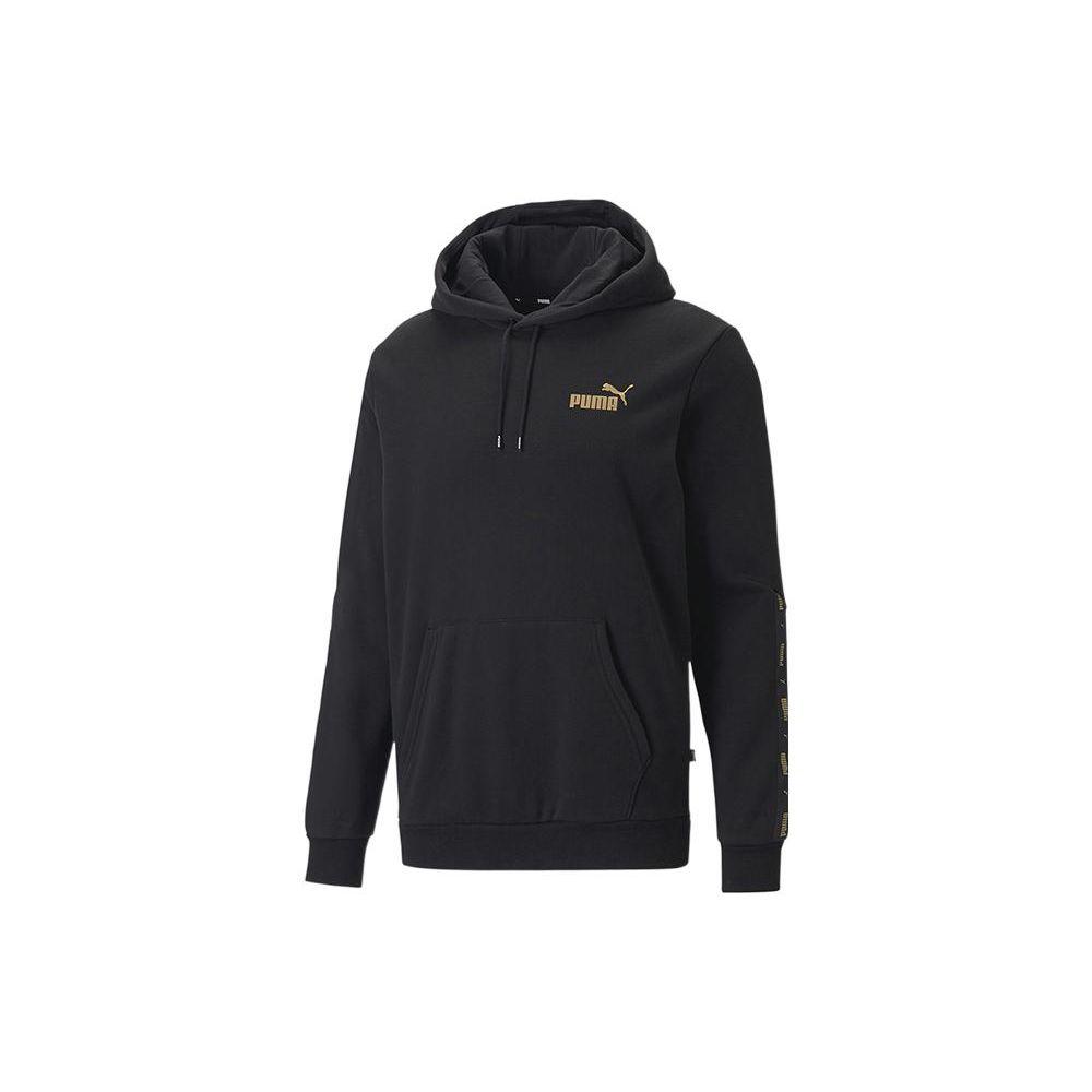 Толстовка с капюшоном и длинным рукавом с логотипом PUMA, мужские топы, черный 674352-01 S