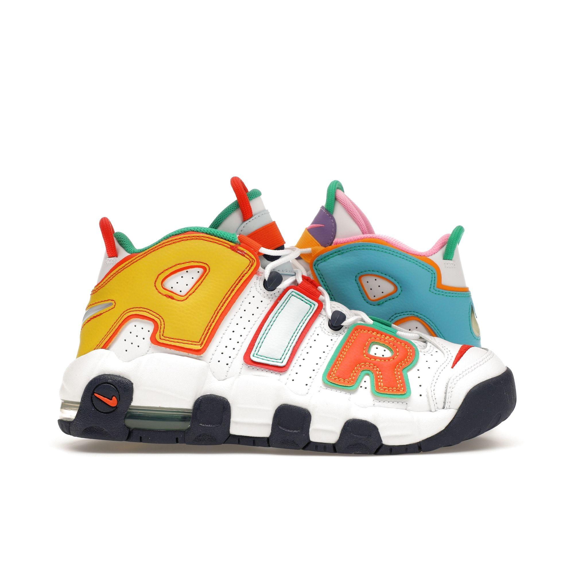 Кроссовки Nike Air More Uptempo GS What The кроссовки разноцветные FQ8363-902 36.5