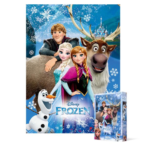 Холодное сердце - Зимняя история (негабаритный) Пазл Disney Animation 300 деталей, популярный корейский пазл
