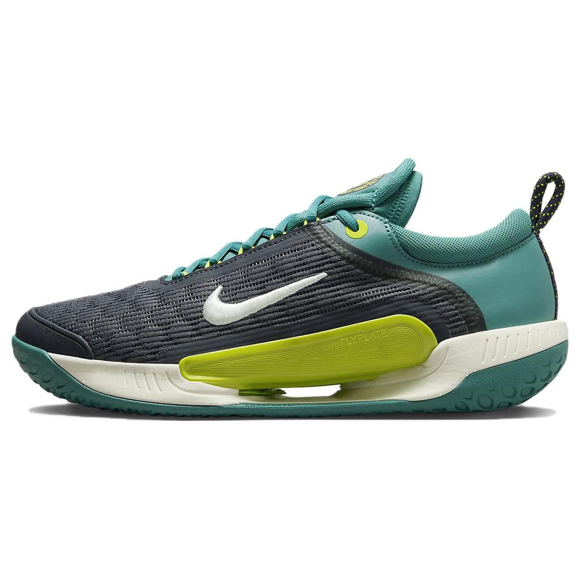 Мужские кроссовки NikeCourt Zoom NXT HC Gridiron Mineral Teal Bright-Cactus Sail DV3276-300 40.5