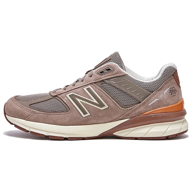 Коричневые мужские кроссовки New Balance Slow Steady Club x 990v5 производства США M990SC5 40.5