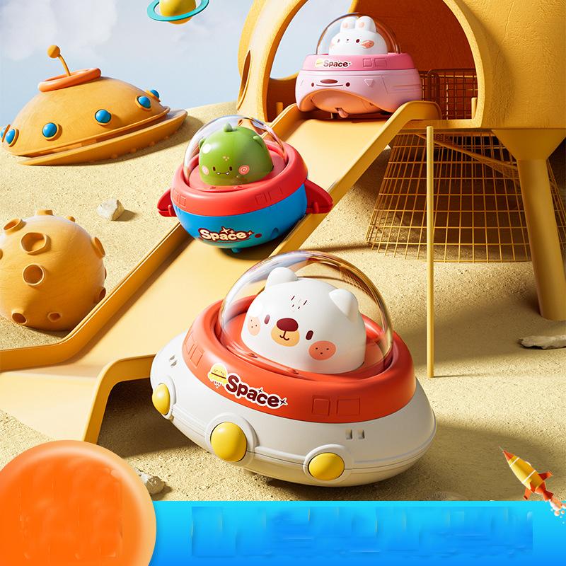 Детские игрушки-автомобили Космическая ракета Инерция Press and Go Автомобильная игрушка Заводные машинки Игрушка для детей Подарок для мальчиков и девочек Откатная машина новая модель