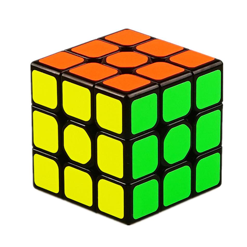 Пазлы и головоломки  Joom QiYi Sail W Professional 3x3x3 Magic Cube Speed ​​Cubes Puzzle Neo Cube 3x3 наклейка для взрослых, обучающие игрушки для детей, подарок белый