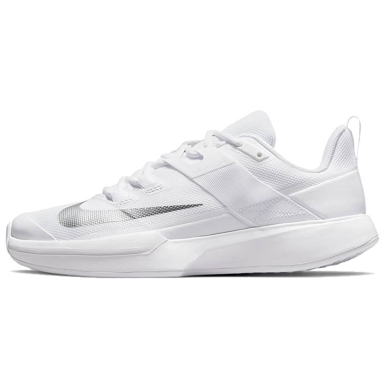 NikeCourt Vapor Lite Белые серебристо-металлические женские кроссовки DC3431-133 35.5