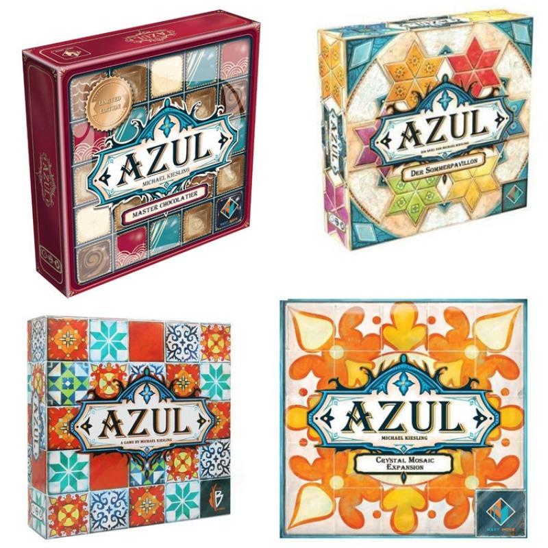 Настольная игра Color Brick Master AZUL Tile Series Glass Master Chinese с новым расширением Размещение игры Многопользовательская игра жёлтый