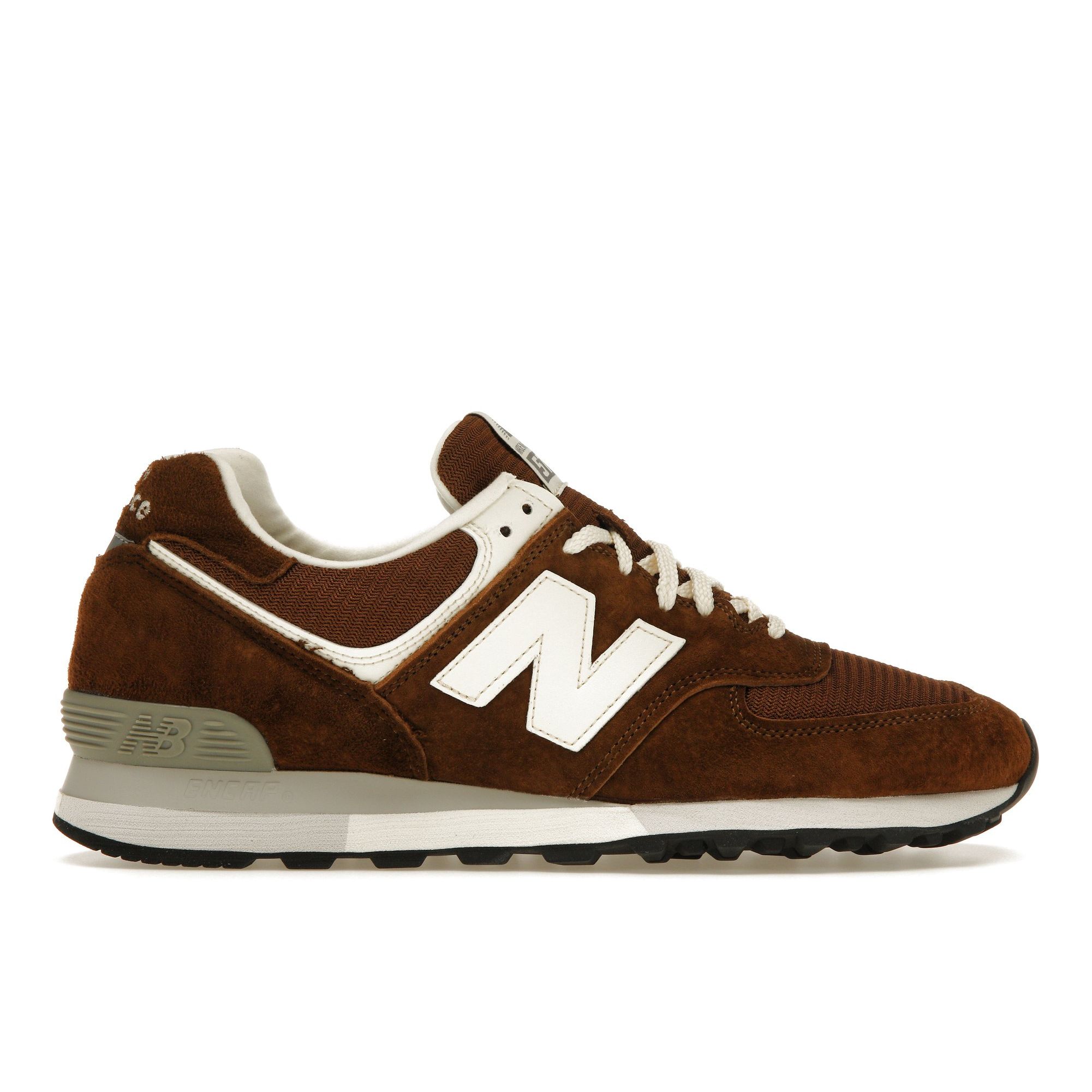 New Balance 576 Made in England Monks Robe Мужские кроссовки Коричневые с кокосовым молоком и шепотом белого цвета OU576BRN 41.5