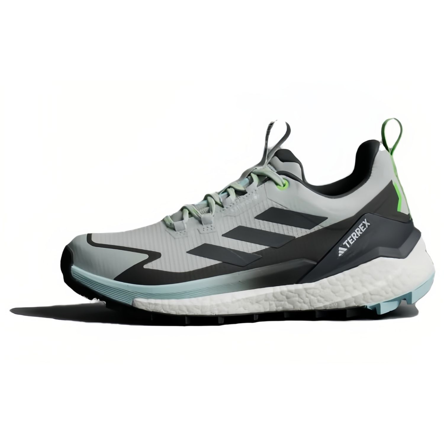 Adidas Женские кроссовки Terrex Free Hiker 2.0 Low GORE-TEX Flash Aqua Lime серого цвета Semi-Flash-Aqua Carbon IG3204 42