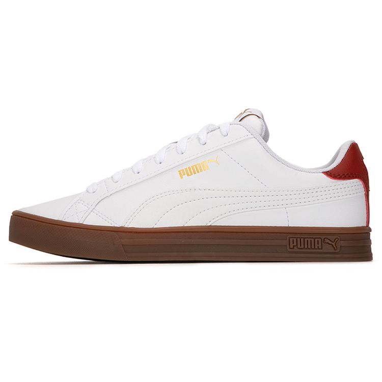 Кроссовки Puma Smash Vulc V3 Lo White Chili Oil Gum Unisex 380752-09 41