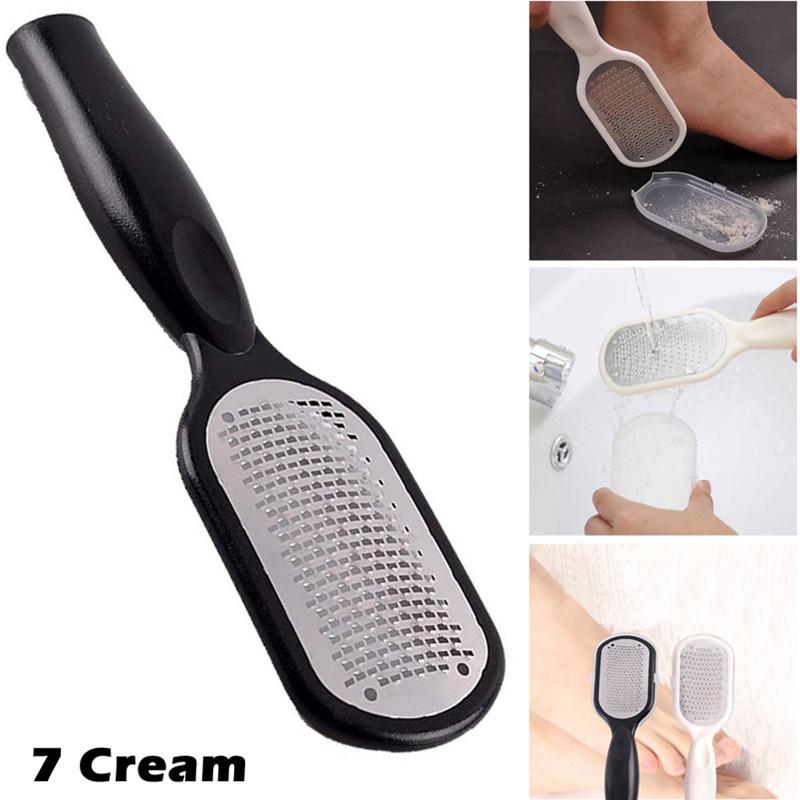 7cream Micro Plane Rasp для педикюра, средство для удаления мозолей, скребок для жесткой кожи чёрный