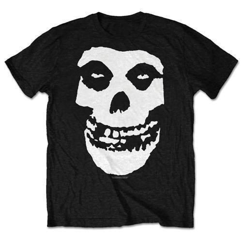 Черная футболка унисекс Misfits Classic Fiend Skull в стиле панк-рок S