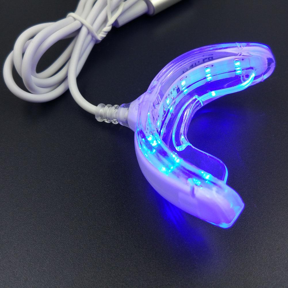 Умный светодиодный отбеливатель зубов, портативный USB-зарядный светодиодный синий свет, инструмент для отбеливания зубов, оборудование для отбеливания зубов