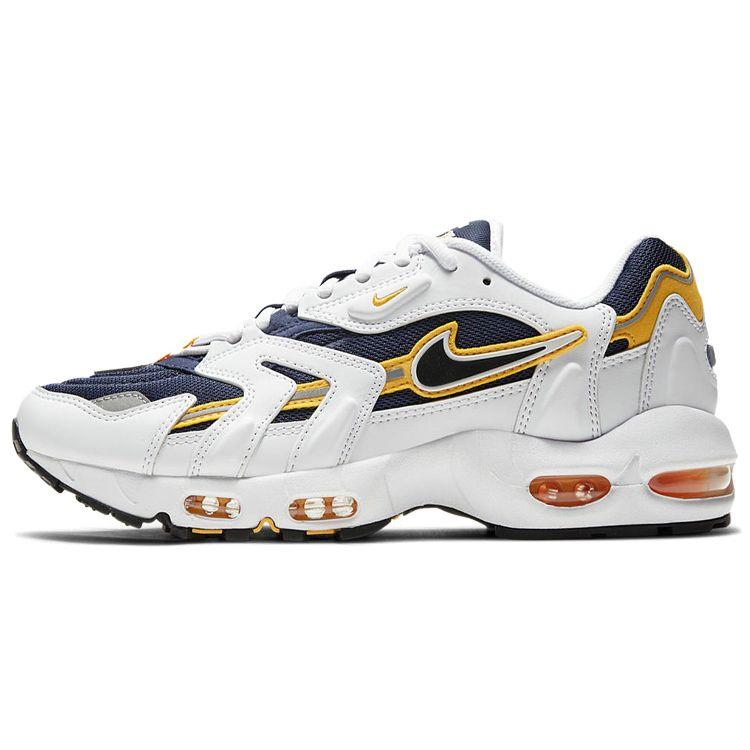 Кроссовки унисекс Nike Air Max 96 2 Goldenrod Белый Черный Полуночно-Темно-синий CZ1921-100 36