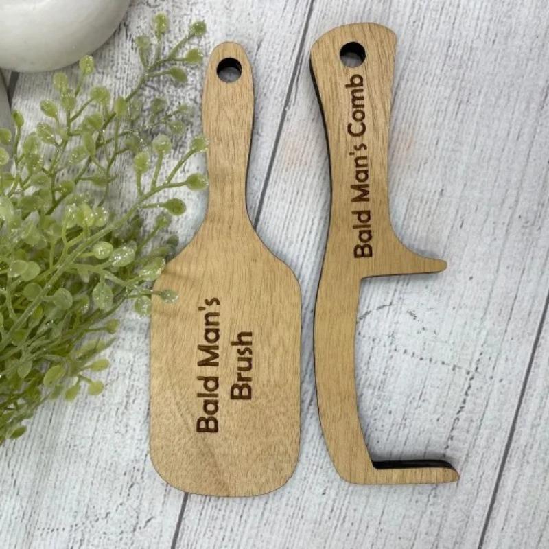 Подарочная расческа для лысого мужчины 18cm